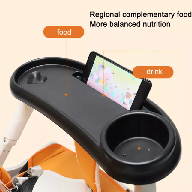 For Baby Bottle With Cup Holder Snack Tray Easy Install Phone