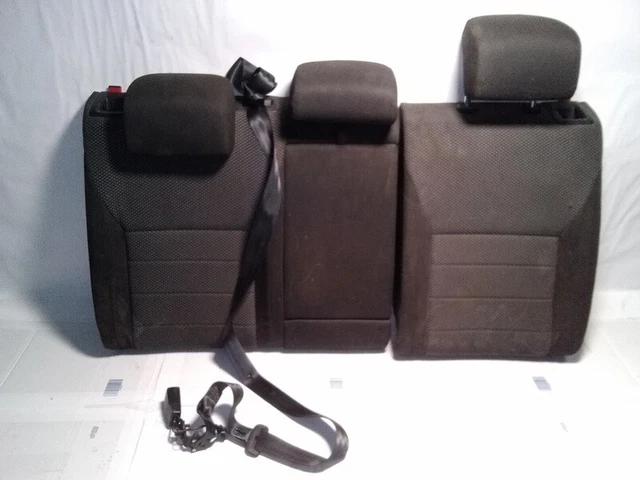 UK Custom Covers Coprisedili Posteriori Impermeabili Per Nissan Navara Double Cab (2002-2016) - Resistente 600D, Colore Nero - 3