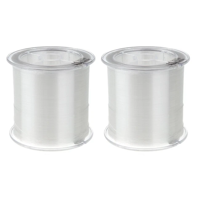 2pcs 500M 0.32mm Strong Monofilament Nylon Fishing Line Transparent J5R1