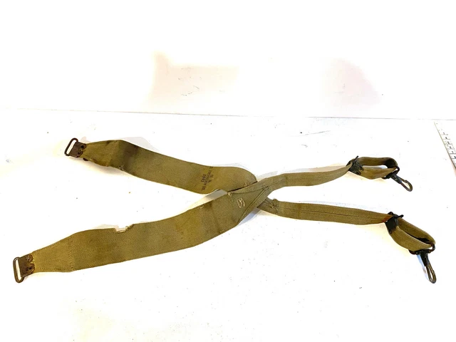 Manteau Militaire Ancien Gabardine Kaki Shiff & Co - Taille 32/33 - Daté 1949