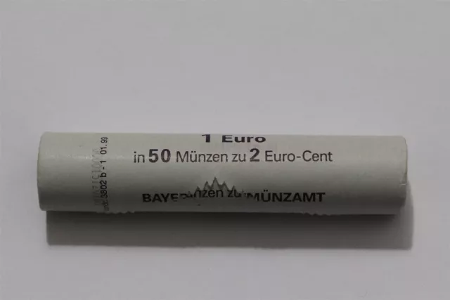 🧭 🇩🇪 Germany 2 Euro Cents 2002 D - 50 Coins Mint Roll B49 #97 Bxqu
