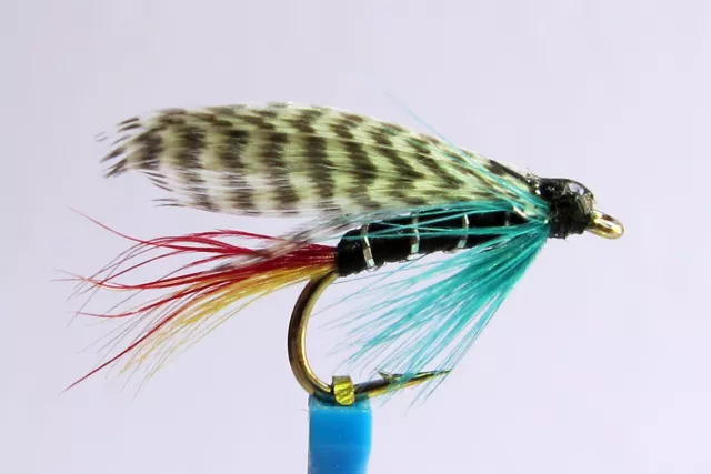 1x Mouche peche Noyee Silver Doctor H10/12/14 truite wet fly trout fishing mosca