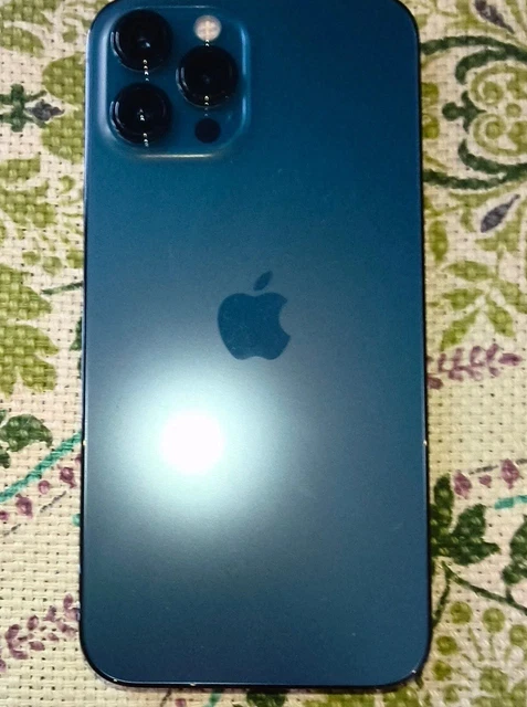 APPLE IPHONE 12 Pro Max Pacific Blue Completely U nlocked