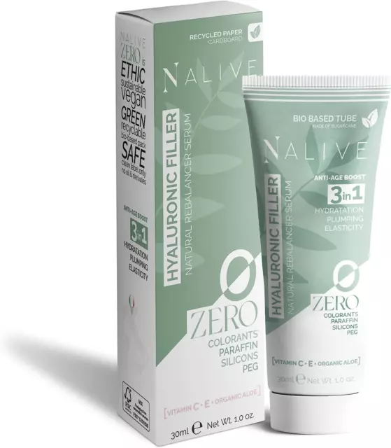 ZERO Nalive - Sérum Visage À L'Acide Hyaluronique Aux Vitamines C, E, Aloe Vera 2