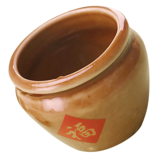 Casa delle bambole ceramica mini serbatoio acqua miniatura serbatoio acqua creativo mini ceramica