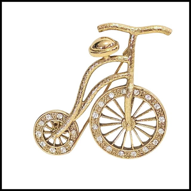 Spilla Da Bavero Penny Farthing In Smalto: Bici Steampunk, Bicicletta Vintage