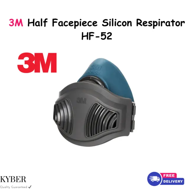 Original 3M Half Facepiece Silicon Respirator  HF-52