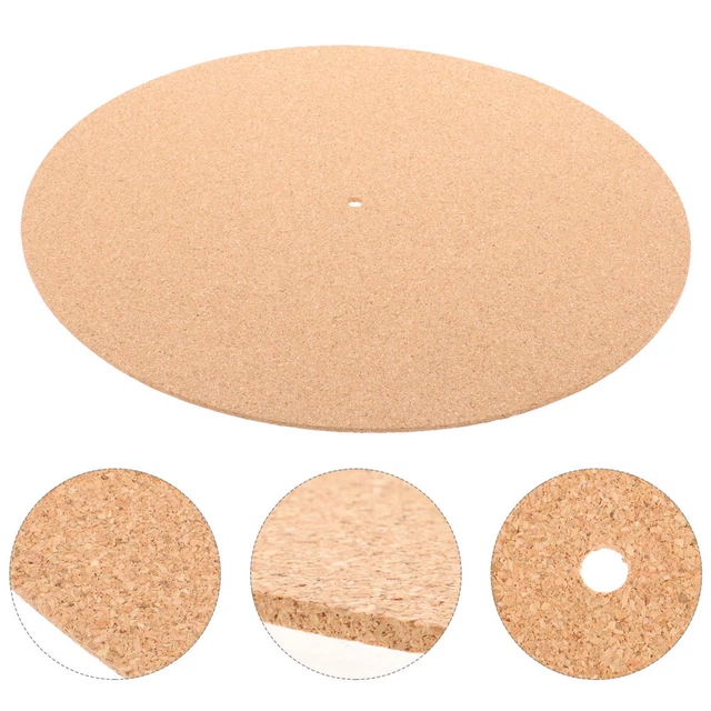 Tapis De Platine Vinyle En Silicone - Antidérapant, Antistatique - Améliore La Qualité Sonore - Noir