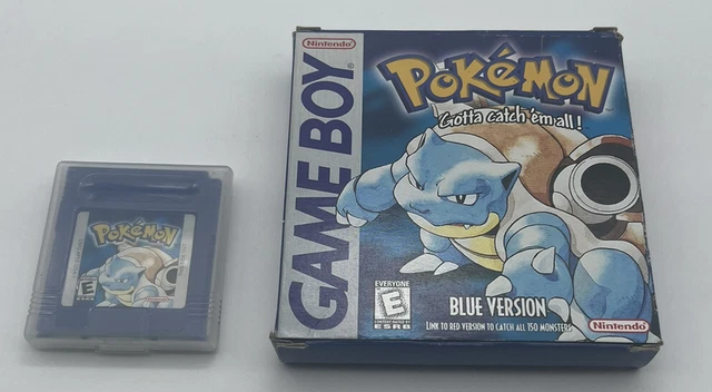POKEMON BLUE VERSION (Game Boy, 1998) Misprint Version And Insert ...