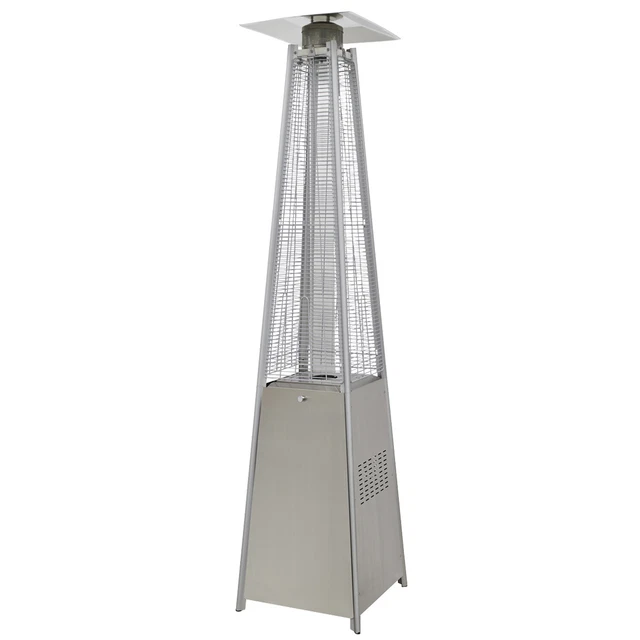 PYRAMIDE TERRASSENGASHEIZUNG EDELSTAHL 13kw Outdoor Garten Heizung