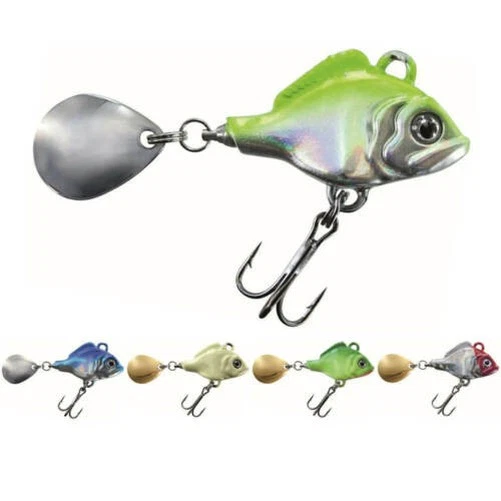 Jenzi Tail-Spinner Zinc Spin-Jig 4cm - Leurre Pour Perche, Sandre, Truite, Brochet