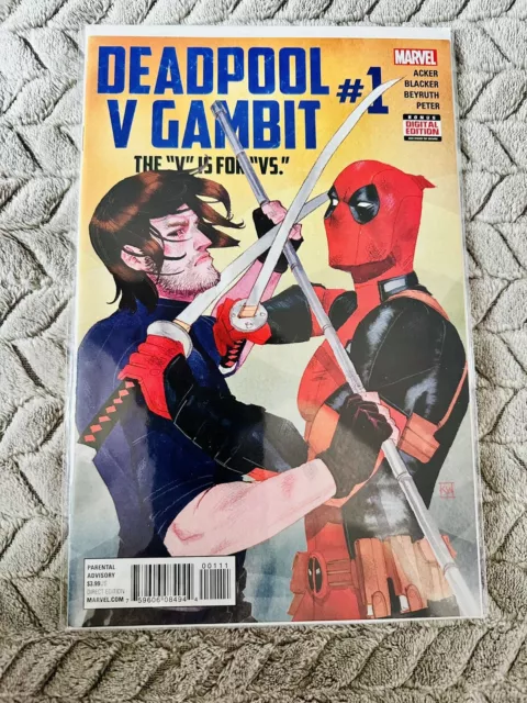 MARVEL Comics DEADPOOL V GAMBIT ‘The V is for VS’ #1 - 2016 - MINT Condition