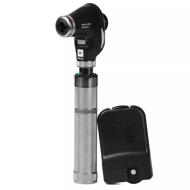 Welch Allyn LED PanOptic+ Ophthalmoscope dry cell set & iExaminer Smartbracket