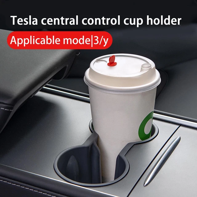 CENTER CONSOLE CUP Holder Insert for Tesla Model 3 Y Car Accessories