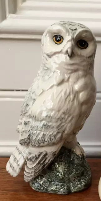 Royal Doulton Snowy Owl Whyte And Mackay Empty Ceramic Bottle/Ornament