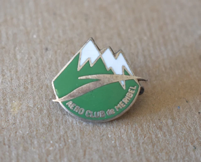 Épingle de ski vintage Augis Lyon flocon de neige sur