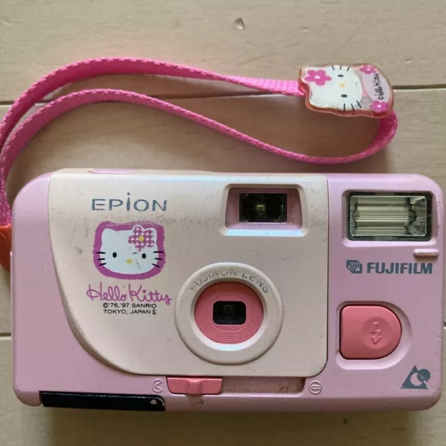 Fujifilm Epion Sanrio Vintage Hello Kitty Camera Rare from JAPAN Junk Condition