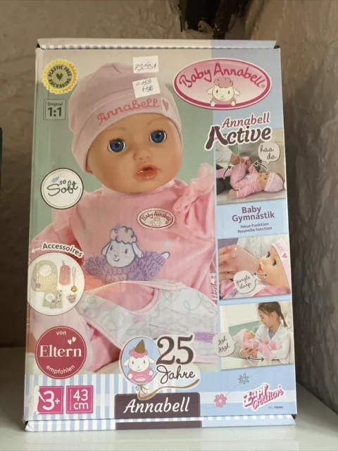 ZAPF Creation Puppe Baby Annabell® Active Annabell 43cm