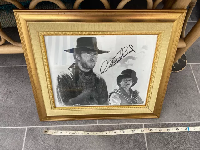 signed photo autograph Clint Eastwood
