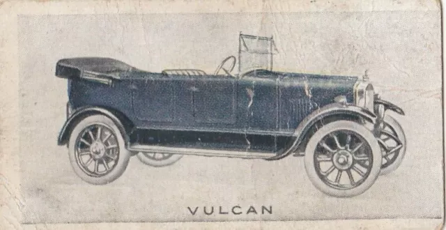 Motor Cars 1923, Wills (New Zealand) Cigarette Card, 1 Vulcan