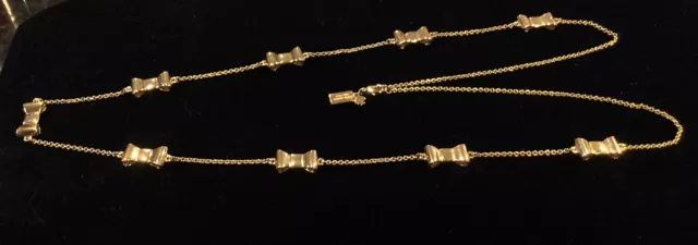 KATE SPADE NEW YORK Gold  “Take A Bow”  ~ Scatter Necklace ~ 32”