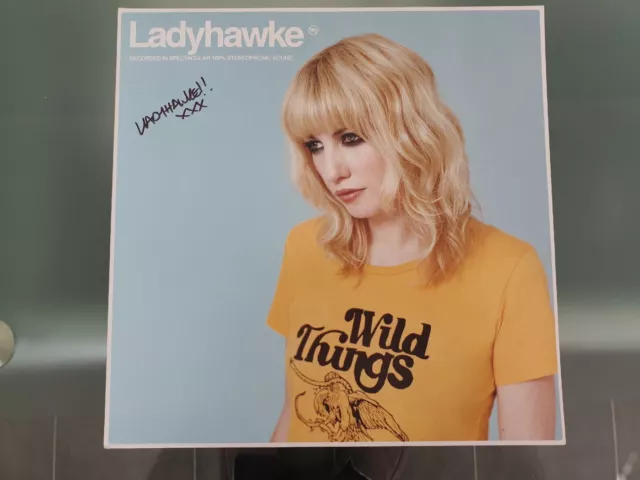 LADYHAWKE Wild Things YELLOW vinyl LP 2016 UK Limited Edition **SIGNED**