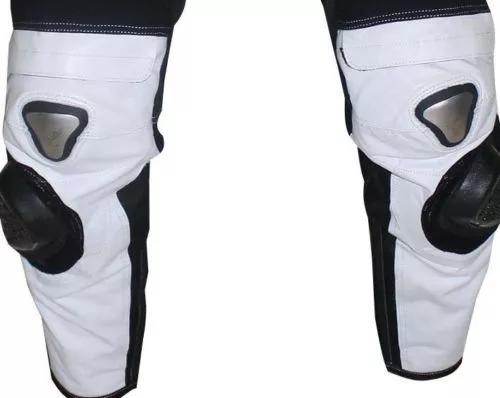 Tuta Moto 2Pezzi Giacca Pantalone In Pelle E Tessuto Touring Viaggio Estiva 3