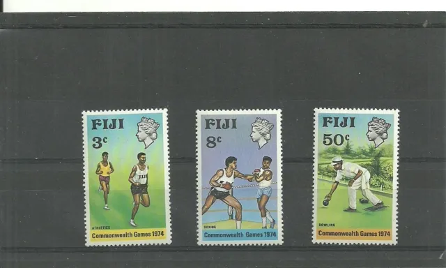 Fiji Sg489-491 Commonwealth Games Christchurch Set Mnh