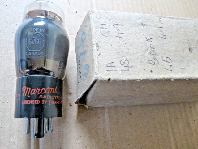 Marconi   6V6G  NOS Valve Tube  DEC23