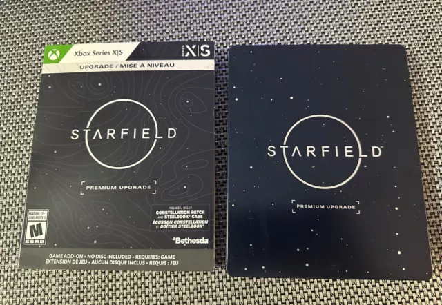 Starfield Steelbook Case, Slipcover, & Patch ONLY (NO DLC CODE OR GAME INCLUDED)