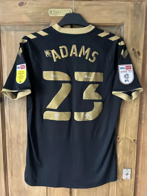 Oldham Athletic AFC 2020/21 Match Worn 3rd Third Away Shirt Player Issue Hummel