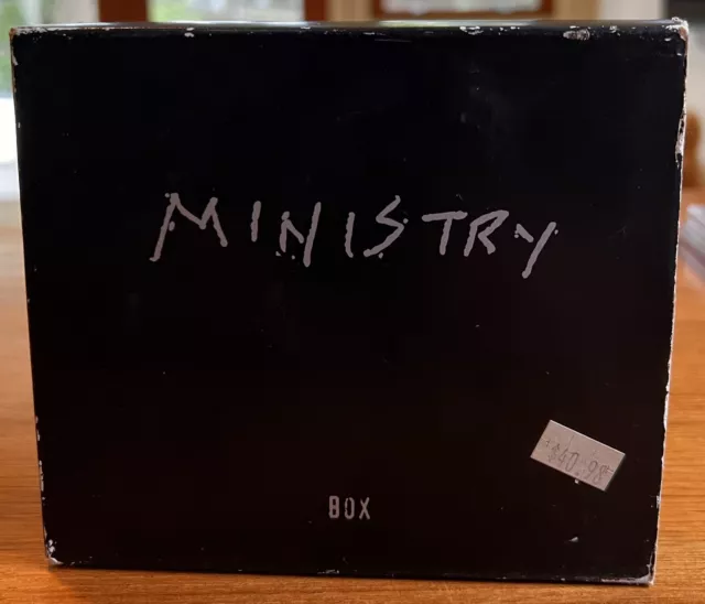 Box by Ministry 3 CD Boxset Germany 1993 Rare 12” Remixes Non Album Tracks