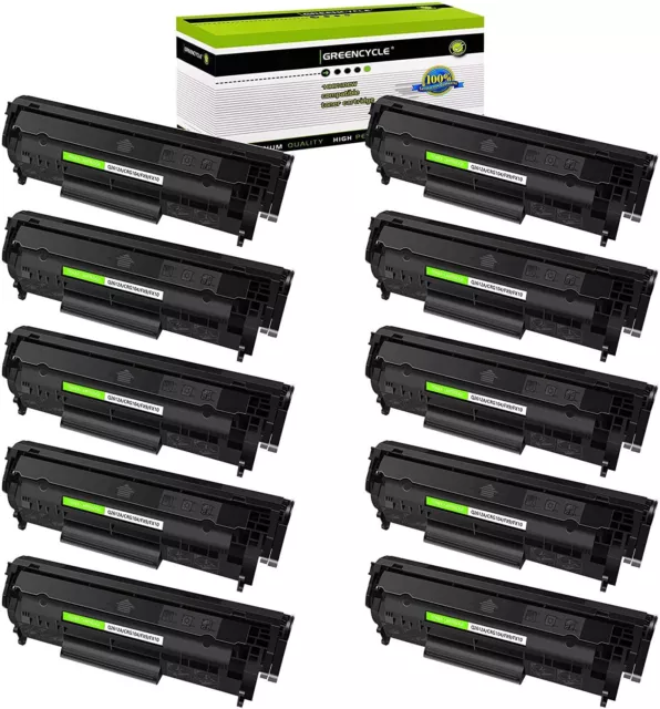 1-10 PK Q2612A Toner Cartridge Lot For HP 12A LaserJet 1012 1010 1018 1020 3030