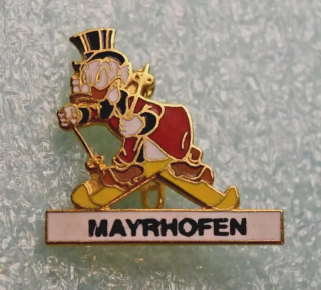 Mayrhofen Austria Ski Resort Scrouge McDuck Skiing Ski Pin