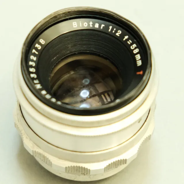 Carl Zeiss Jena BIOTAR 1:2  f=58mm  - m42 lens for Parts