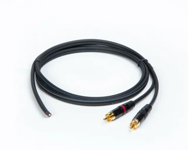 Mogami 2965, Neutrik Rean Gold RCA/ Phono for Technics SL1200, Turntable Cable.