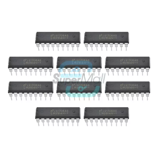 10PCS LED Display Driver IC NSC DIP-18 LM3914N-1 LM3914N-1/NOPB IC