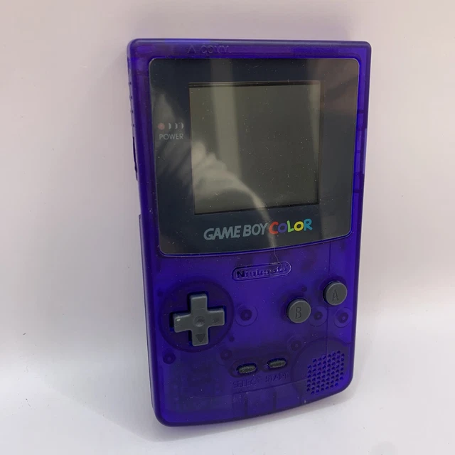 RARE CLEAR PURPLE Gameboy Color Genuine Official Nintendo Game Boy