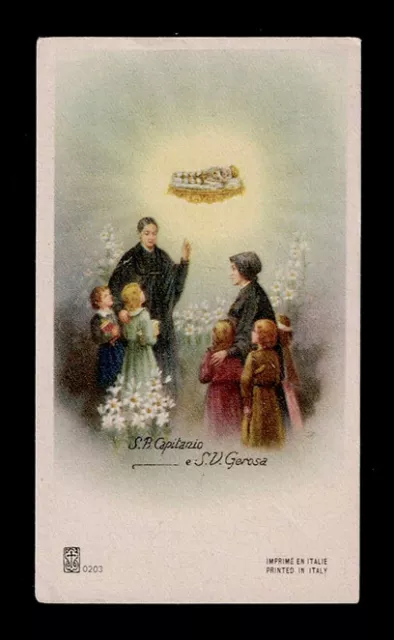 antico santino -holy card- image pieuse Heiligenbildchen  Ricordo della Comunion