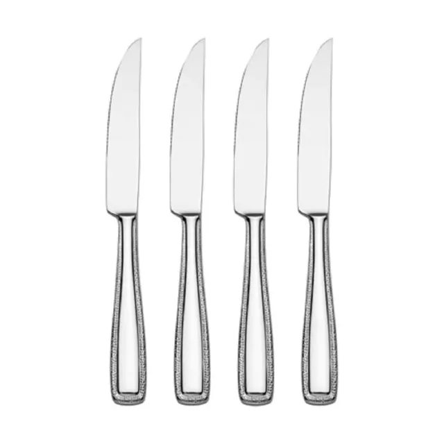 Lenox  STONECLIFF  - 18/10 Stainless  Flatware 4pc. Steak Knife Set