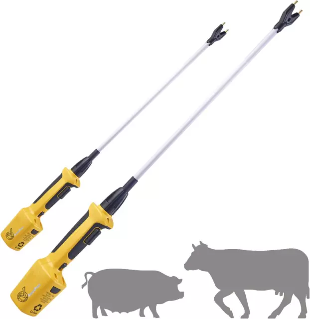 Rechargeable Livestock Prod for Cows Electric Cattle Prod for  Flexible Shaft