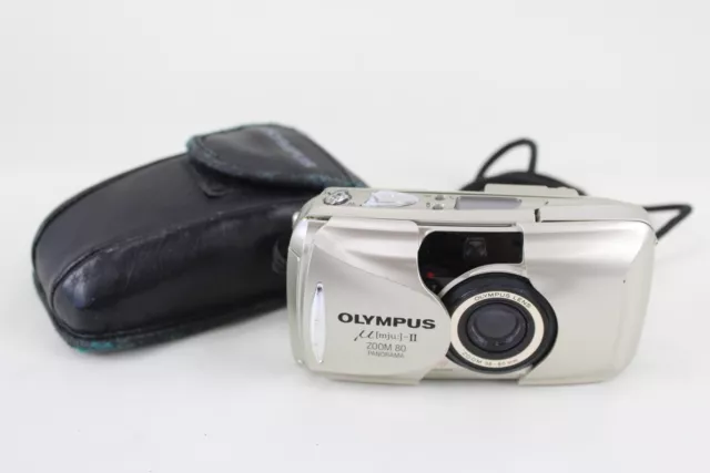 Olympus MJU-II Zoom 80 COMPACT FILM CAMERA w/ 35-80mm F/3.5 Lens