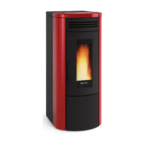 La Nordica Extraflame Chauffage Poêle à Granulés Costanza Idro Bordeau 17kW pour