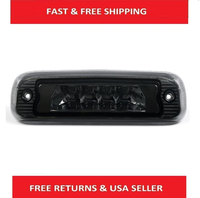 3rd Brake Light Tail Crystal Lamp Rear Side ABS Plastic For 97-01 Jeep Cherokee