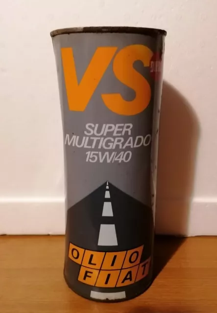 Latta Vintage Olio Fiat VS Super Multigrado 15W/40