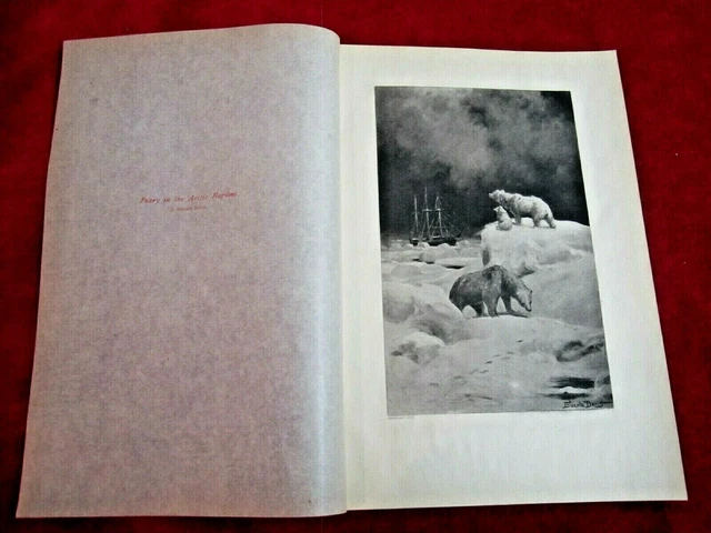 Admiral Peary in the Arctic Regions by J. Steeple Davis-C/R 1897-Bookplate Illus