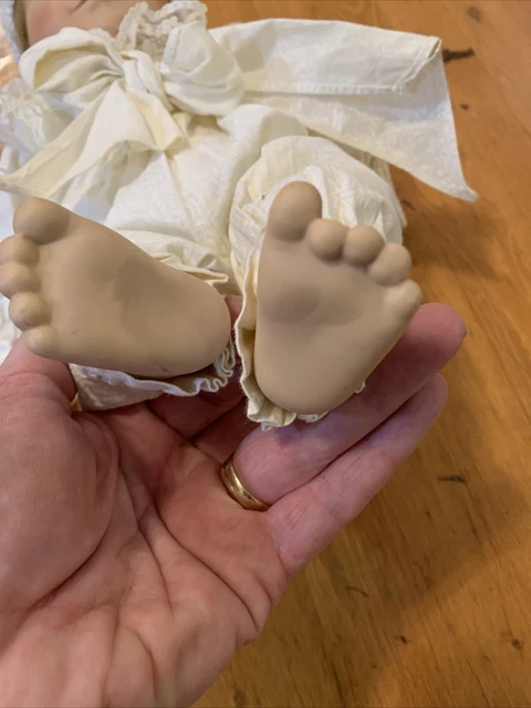 Good As Gold Porcelain Baby Doll Gift From Heaven Collection by Barbara Prusseit 10