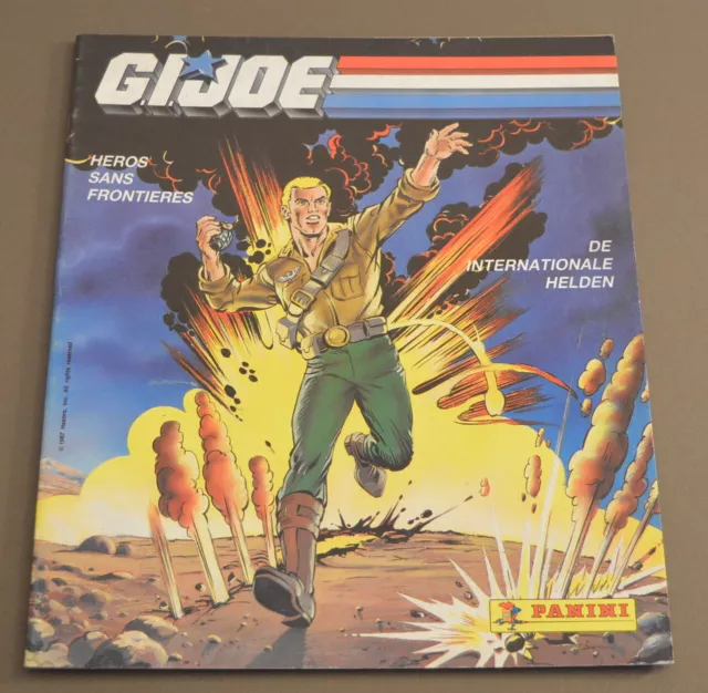 1987 Panini GI Joe empty album