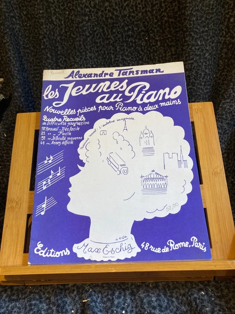 Alexandre Tansman Les jeunes au piano vol. 3 partition piano Max Eschig