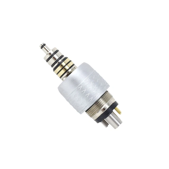 Dental High Speed Handpiece Coupling 6 Pin Fit RQ Roto Quick Fiber Optic Coupler